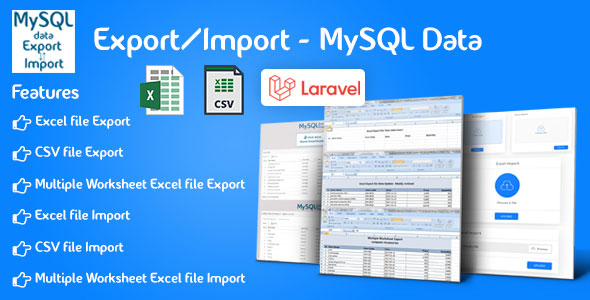 Export/Import - Laravel
