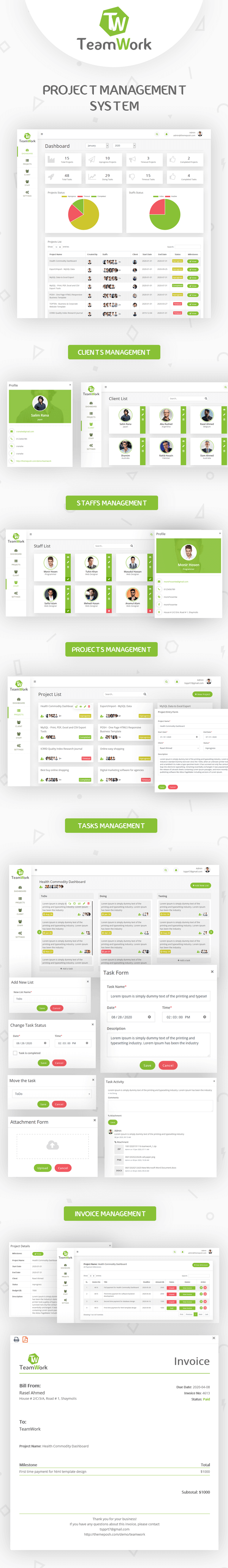 TeamWork - Project Management System